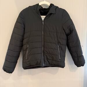 Abercrombie Youth 11/12 Winter Puffer Warm Cozy Jacket Black